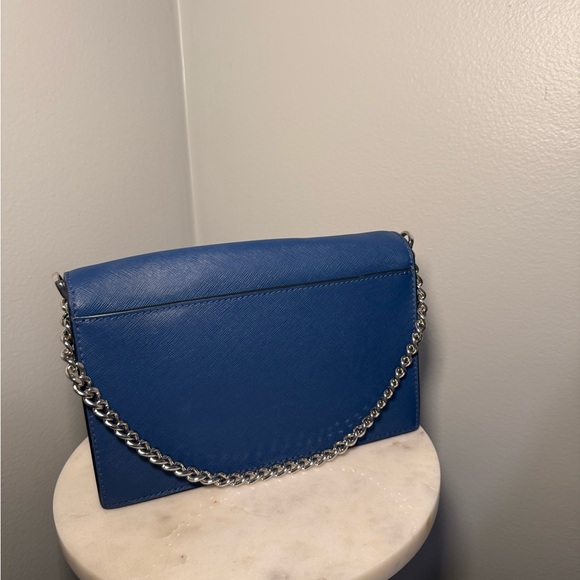 Kate Spade Royal Blue Crossbody with Chain - Picture 3 of 3
